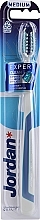 Парфумерія, косметика Зубна щітка Clean Expert, середня, сіра з синім - Jordan Expert Clean Medium