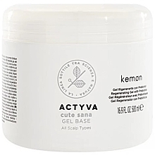 Восстанавливающий гель для кожи головы с пребиотиками - Kemon Actyva Cute Sana Gel Base — фото N1