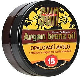 Масло для загара - Vivaco Sun Argan Bronz Oil SPF 15 — фото N1