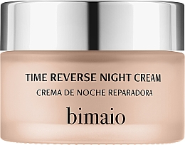 Духи, Парфюмерия, косметика Восстанавливающий ночной крем для лица - Bimaio Time Reverse Night Cream