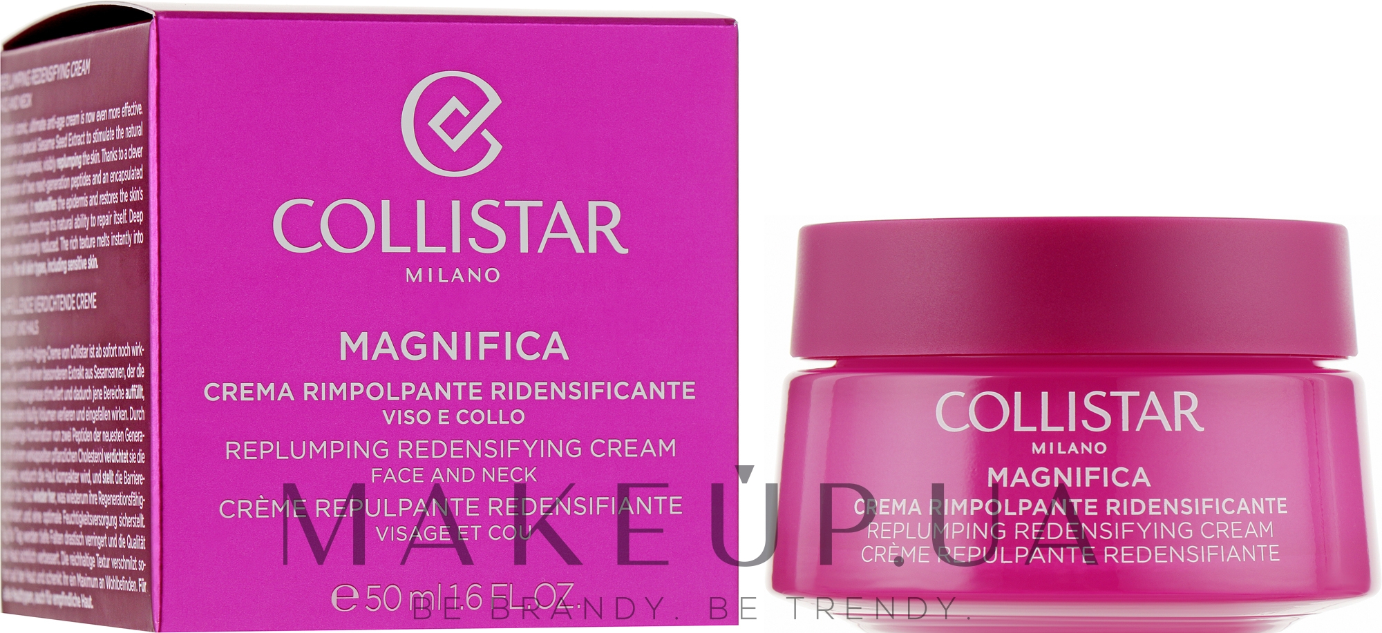 Антивозрастной крем для лица и шеи - Collistar Magnifica Replumping Redensifying Cream Face And Neck  — фото 50ml