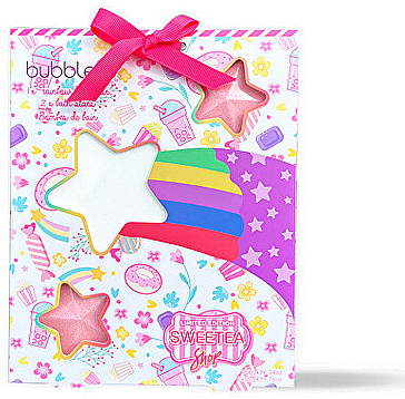 Подарунковий набір бомбочок для ванни - Bubble T Bath Bomb Rainbow Star Gift — фото N1
