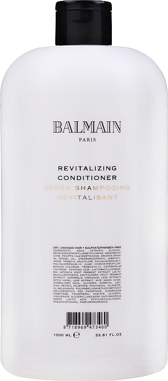Восстанавливающий кондиционер для волос - Balmain Paris Hair Couture Revitalizing Conditioner  — фото N2