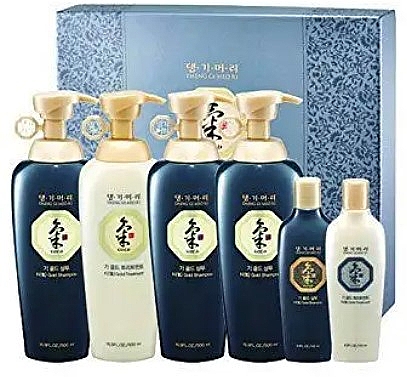 Набор, 6 продуктов - Daeng Gi Meo Ri Ki Gold Hair Care Set