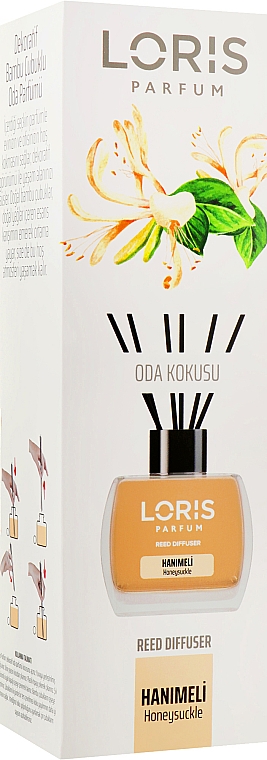 Аромадиффузор "Жимолость" - Loris Parfum Exclusive Honeysuckle Reed Diffuser — фото N1