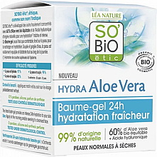 Бальзам-гель для лица - So'Bio Aloe Vera 24H Moisture Balm-Gel — фото N1
