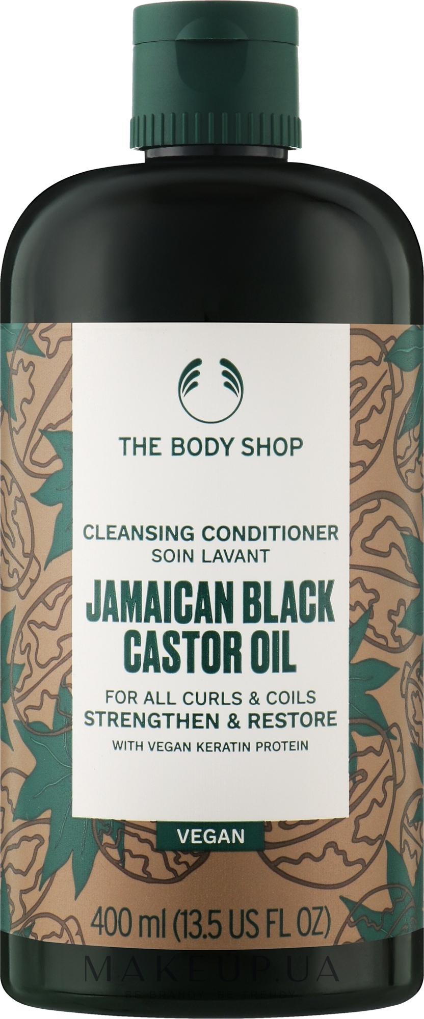 Шампунь-кондиционер для волос - The Body Shop Jamaican Black Castor Oil Cleansing Conditioner — фото 400ml