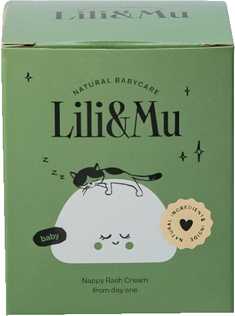 Крем для дітей і немовлят від попрілостей - Lili&Mu Nappy Rash Cream — фото N2