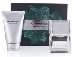 Парфумерія, косметика Armand Basi Silver Nature - Набір (edt/50ml + balm/100ml)