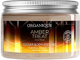 Парфумерія, косметика Скраб для тіла - Organique Amber Treat Sugar Body Peeling