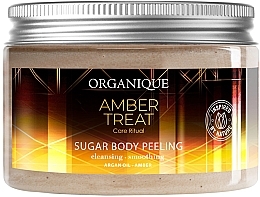 Скраб для тела - Organique Amber Treat Sugar Body Peeling — фото N1