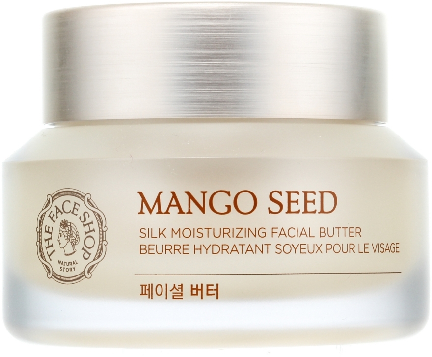 Шелковый крем-баттер для лица с увлажняющим эффектом - The Face Shop Mango Seed Silk Moisturizing Facial Butter