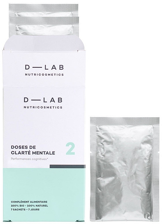 Пищевая добавка "Средство для ясности ума" - D-Lab Nutricosmetics Doses Of Mental Clarity — фото N1