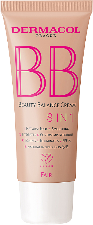 BB-крем для обличчя 8в1 - Dermacol BB Beauty Balance Cream — фото N1