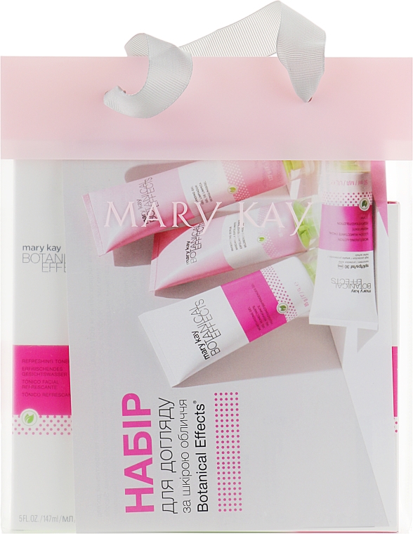 Набор - Mary Kay Botanical Effects (gel/127 ml + scr/88 ml + tonic/147 ml + gel/85 ml)