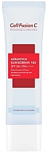 Сонцезахисний крем для сухої та комбінованої шкіри обличчя - Cell Fusion C Aquatica Sunscreen 100 SPF50+ PA++++ — фото N1
