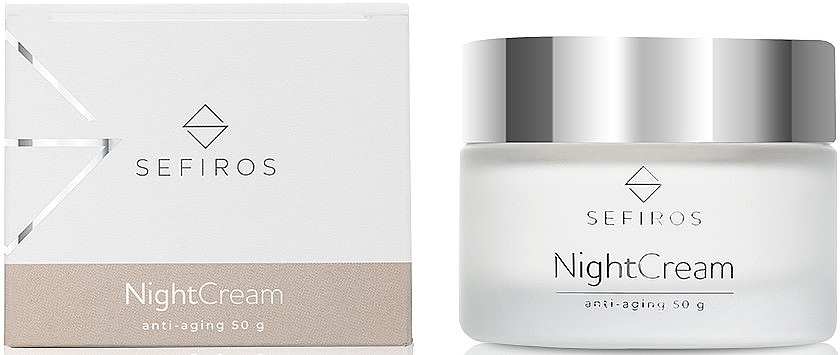 Нічний антивіковий крем для обличчя - Sefiros Night Cream Anti-Aging — фото N1