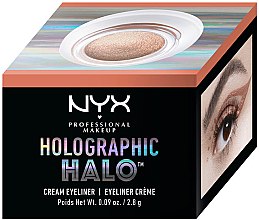 Духи, Парфюмерия, косметика Кремовая подводка для век - NYX Professional Makeup Professional Holographic Halo Cream Eyeliner