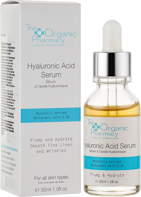 Сыворотка для лица с гиалуроновой кислотой - The Organic Pharmacy Hyaluronic Acid Serum — фото N2