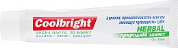 Набор "Экстракт Моринги", белый - Coolbright Herbal (toothpaste/130ml + toothbrush/1pcs) — фото N2