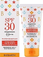 Солнцезащитный крем для лица и тела - Bioearth Sun Love Face And Body Sun Cream SPF30 — фото N2