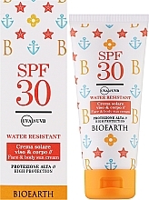 Сонцезахисний крем для обличчя і тіла - Bioearth Sun Love Face And Body Sun Cream SPF30 — фото N2