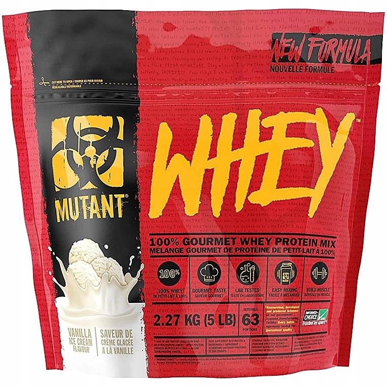 Протеин "Ванильное мороженое" - Mutant Whey Vanilla Ice Cream — фото N1