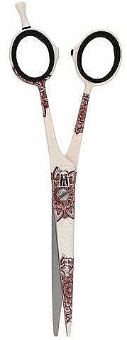 Перукарські ножиці прямі 82055-3, 5.5" - Witte Rose Line Art Romantik — фото N1