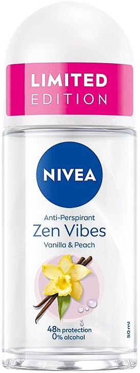 Шариковый дезодорант-антиперспирант - NIVEA Zen Vibes Antiperspirant — фото N1