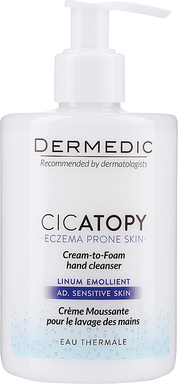 Емульсія для миття рук - Dermedic Cicatopy Eczema Prone Skin Cream-to-Foam Hand Cleancer — фото N1