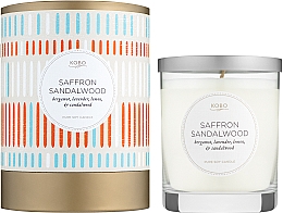 Kobo Saffron Sandalwood - Ароматическая свеча — фото N2