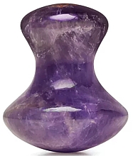 Массажер для лица из аметиста - Crystallove Amethyst Mushroom Face Massage — фото N2