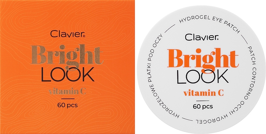 Гидрогелевые патчи для глаз с витамином С - Clavier Bright Look Vitamin C Hydrogel Eye Patch — фото N2