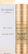 УЦЕНКА Омолаживающая осветляющая сыворотка для лица - Transparent Clinic Rejuvenating Illuminating Serum * — фото N2