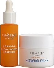 Набор - Lumene Valo Nordic-C Magical Glow Set (essence/30ml + cr/50ml) — фото N2