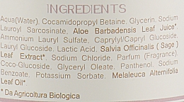 Гель для интимной гигиены с экстрактом шалфея - Pierpaoli Bioconte Intimate Cleanser With Sage Extract  — фото N3
