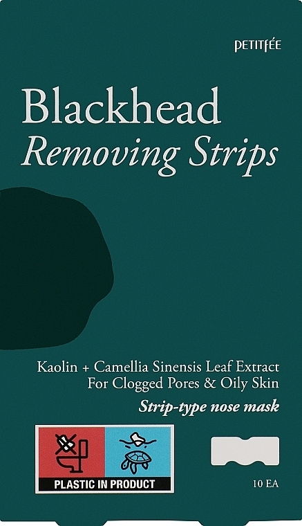 Очищающие полоски для носа против чёрных точек - Petitfee Blackhead Removing Strips