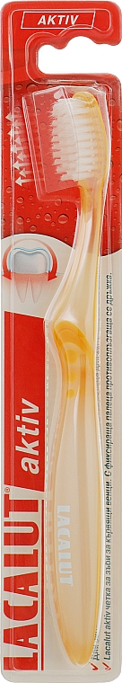 Зубная щетка "Aktiv", желтая - Lacalut 