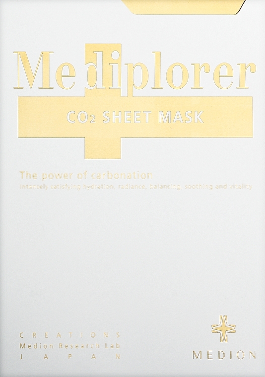 Тканинна маска для обличчя - Mediplorer CO2 Sheet Mask — фото N1