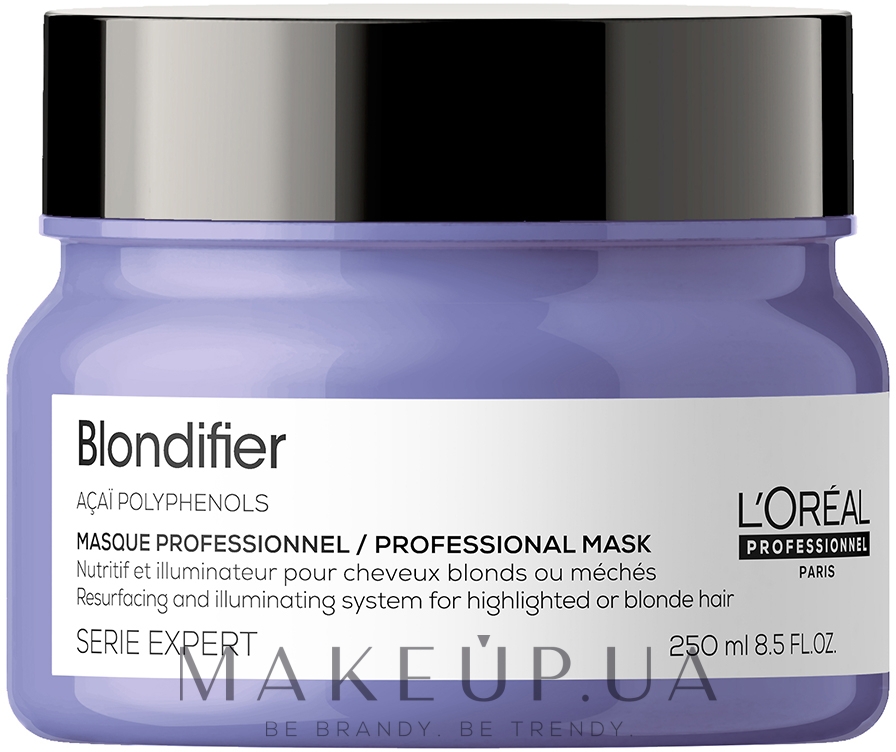 Маска-сияние для волос, восстанавливающая - L'Oreal Professionnel Serie Expert Blondifier Masque — фото 250ml NEW