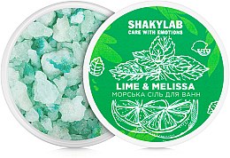 Сіль для ванн морська "Lime & Melissa" - SHAKYLAB Natural Bath Salt — фото N2