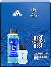 Adidas UEFA 9 Best Of The Best - Набір (edt/50ml + sh/gel/250ml) — фото N2