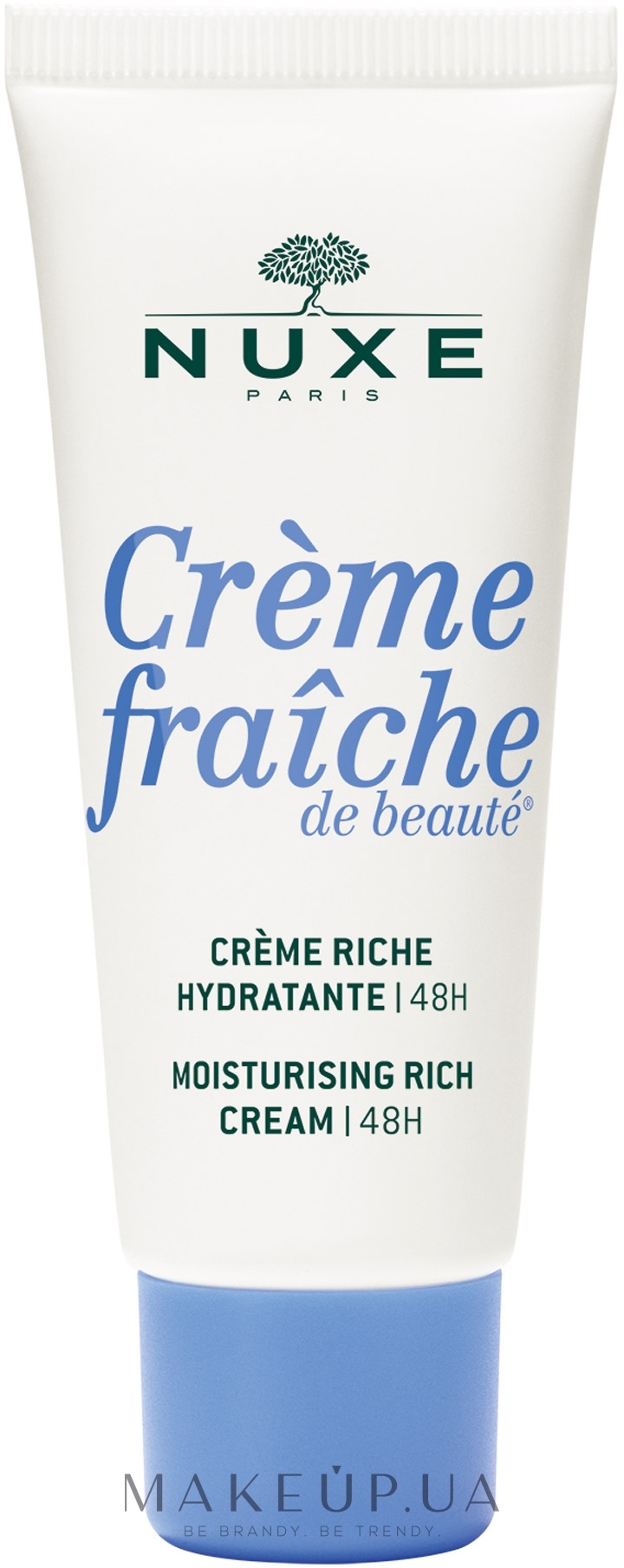 Насыщенный крем для сухой кожи лица - Nuxe Creme Fraiche De Beaute Moisturising Rich Cream 48H — фото 30ml