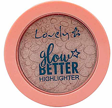 Хайлайтер для лица - Lovely Glow Better Highlighter — фото N1
