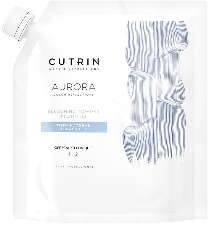 Знебарвлювальний порошок для волосся - Cutrin Aurora Bleaching Powder Platinum With Natural Algae Plex — фото N1