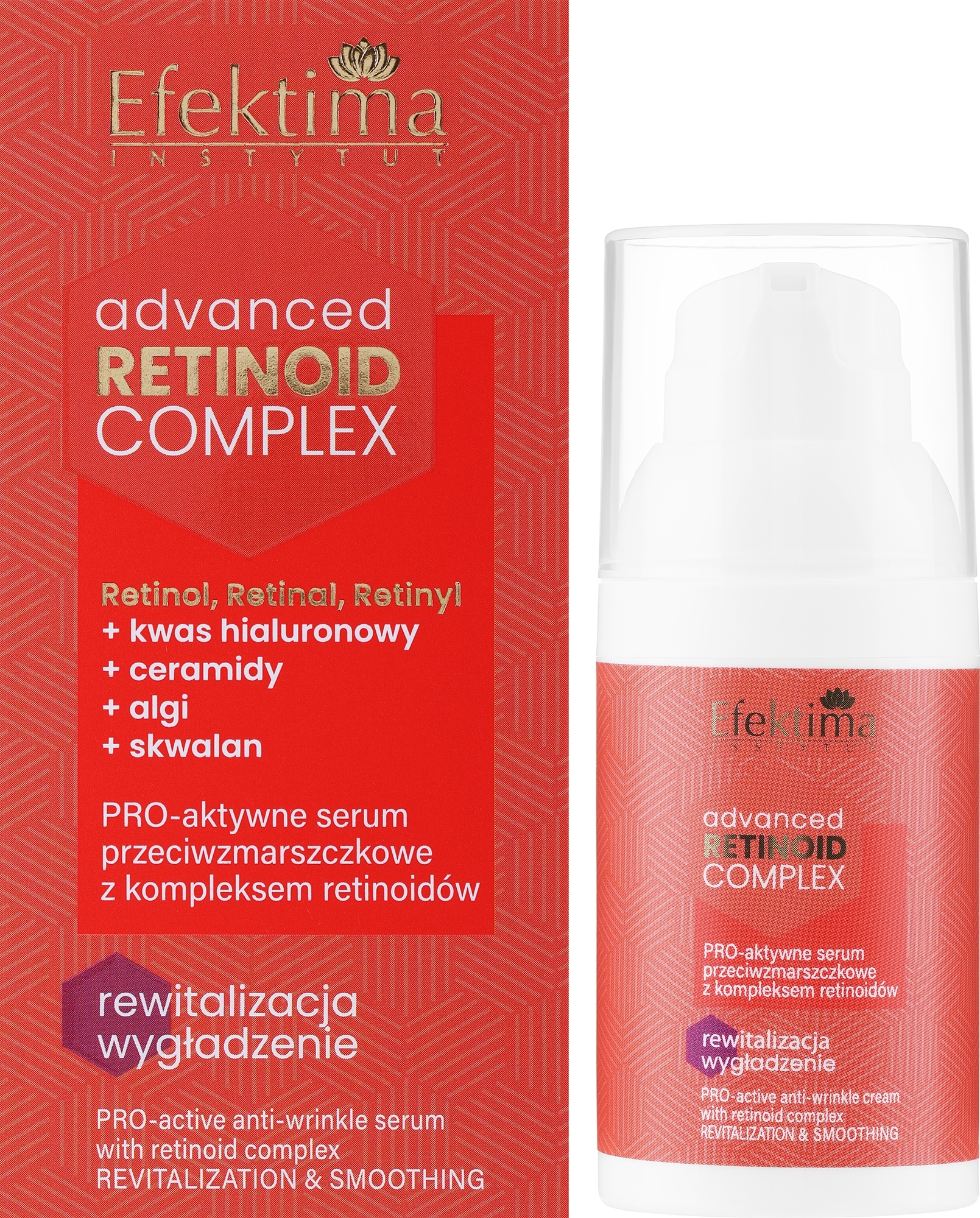 Активная сыворотка против морщин с ретиноидным комплексом - Efektima Instytut Advanced Retinoid Complex — фото 30ml