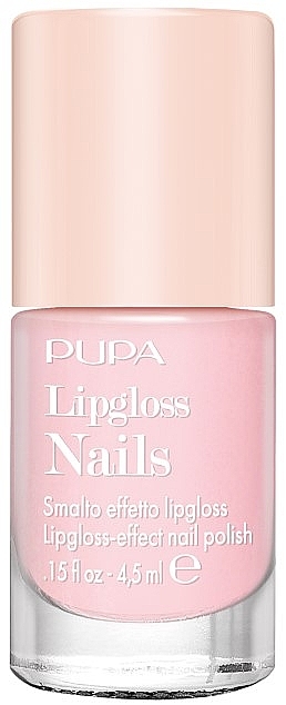 Лак для ногтей с эффектом блеска для губ - Pupa Lipgloss-Effect Nail Polish — фото N1