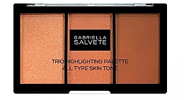 Палетка хайлайтеров - Gabriella Salvete Trio Highlighting Palette — фото N1
