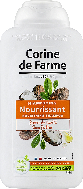 Шампунь питательный с маслом ши - Corine De Farme Shampoo 