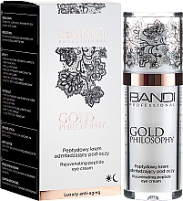 Пептидный крем для контура глаз - Bandi Professional Gold Philosophy Rejuvenating Peptide Eye Cream — фото N1